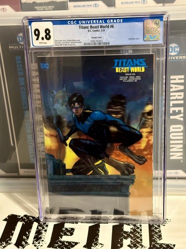 TITANS: BEAST WORLD #6 CGC 9.8 Foxy Nightwing Henry