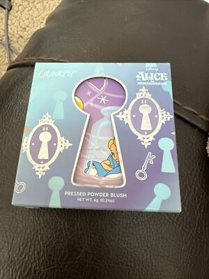 ColourPop Oh Dear! Pressed Powder Blush in Box Alice In Wonderland Disney