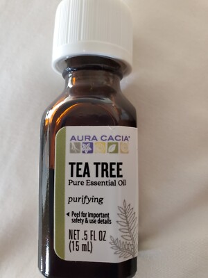 Aura Cacia Pure Essential Oil Tea Tree Purifying 0.5 fl oz (15 mL)