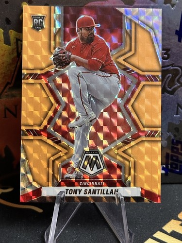 2022 Panini Mosaic Fluorescent Orange Prizm /25 Tony