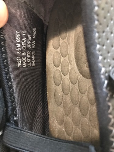 Clarks Privo Black Mary Jane Leather Flats Woman's SHOES 8.5M Sporty LOOK