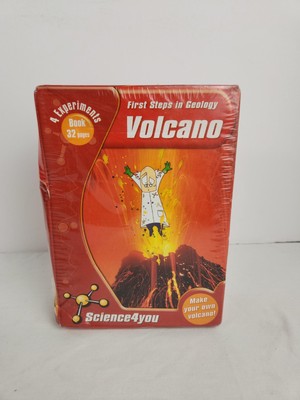 Science4You 1st Steps in Geology Make Your Own Volcano Kit w/ Box - New in Box