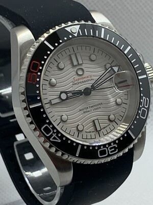 Ltd Ed James Bond 007 Diver 'No Time To Die' Watch Seiko TMI NH35 Auto