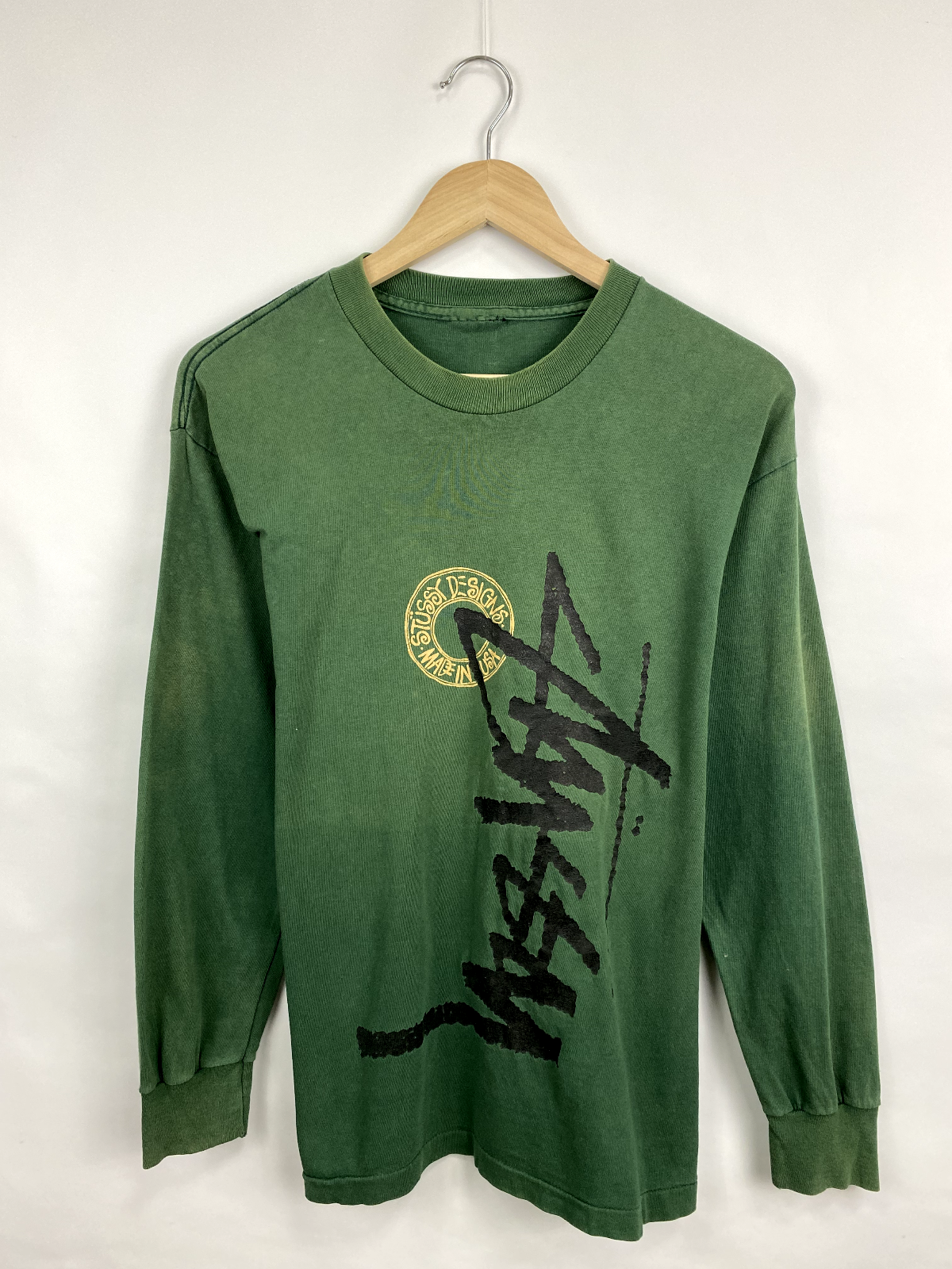 🇺🇸 Vintage 90s Stussy Made in USA Old School long sleeve