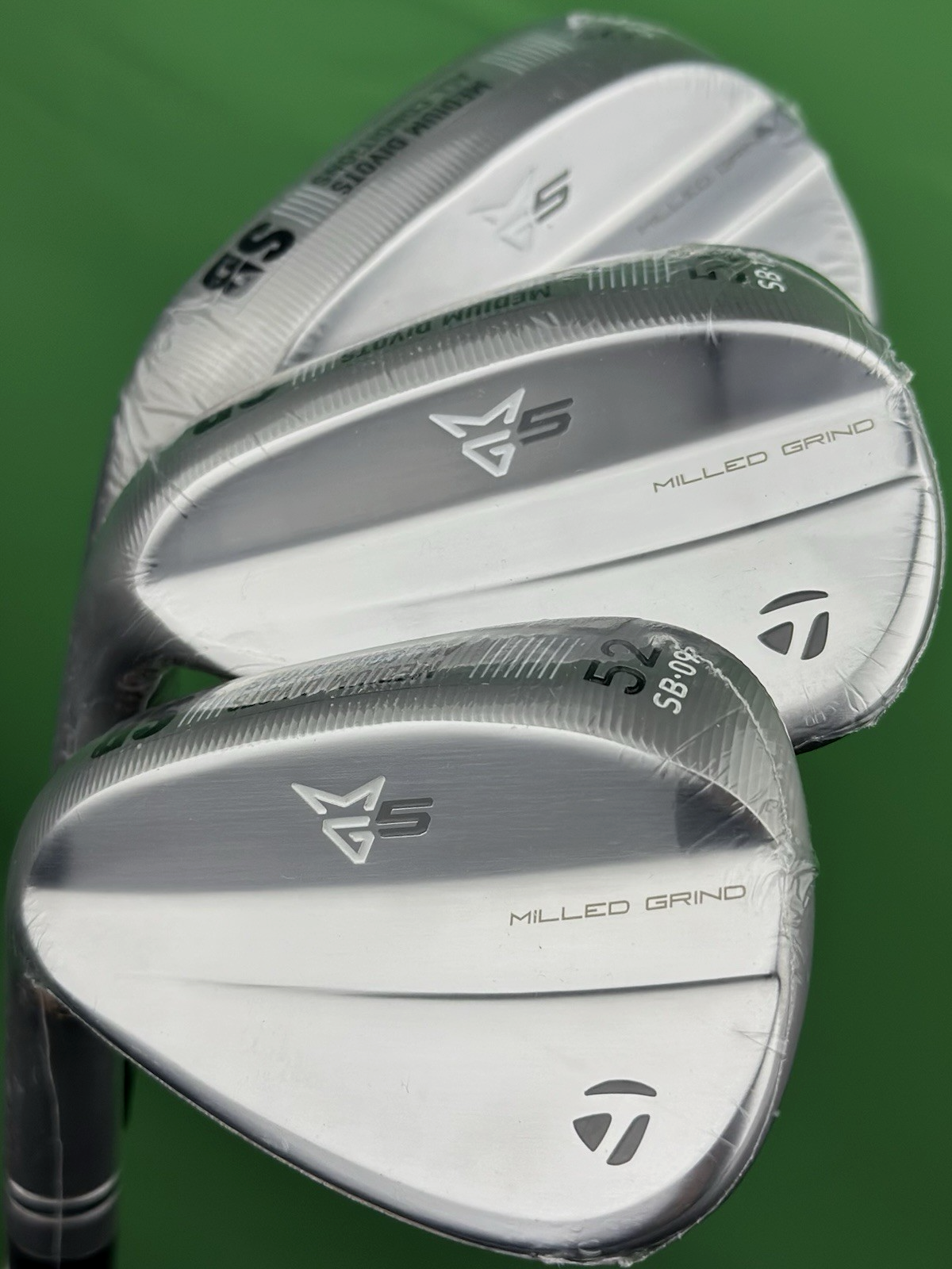 TaylorMade 2025 MG5 Wedge Set LEFT Hand 52-09*, 56-12*, 60-10