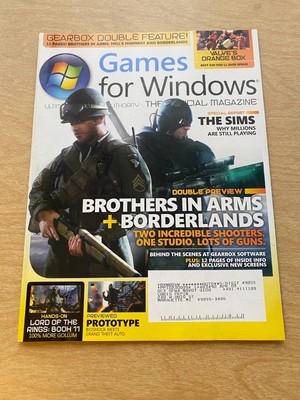 Games for Windows Magazine Issue 12 Nov 2007 Brothers in Arms Borderlands Video