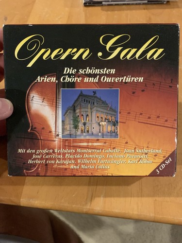 Various Artists : Opern Gala. 3 CDs. Die schönsten Arien, Chöre und Ouvertüren