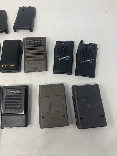 Lot of Motorola Radio Parts Battery Covers Batteries XTS MTS Assorted Parts D