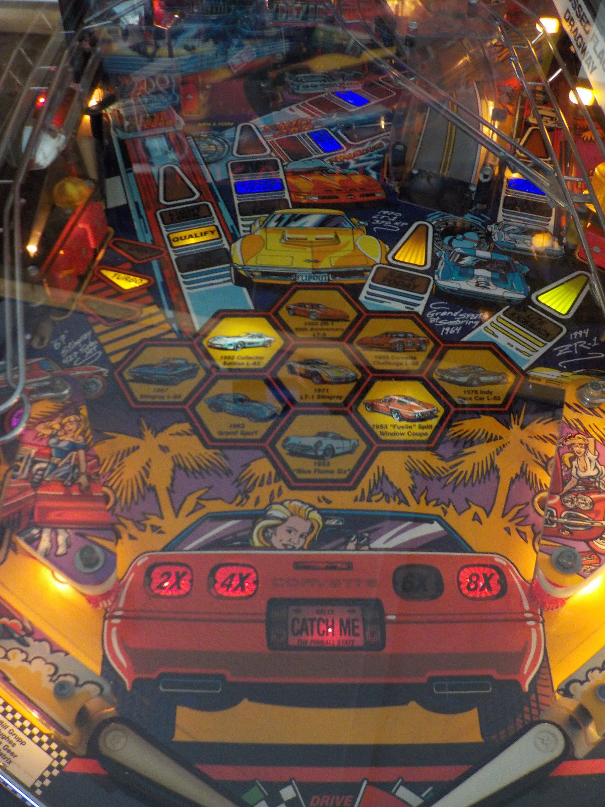 Bally Corvette Pinball machine private collection