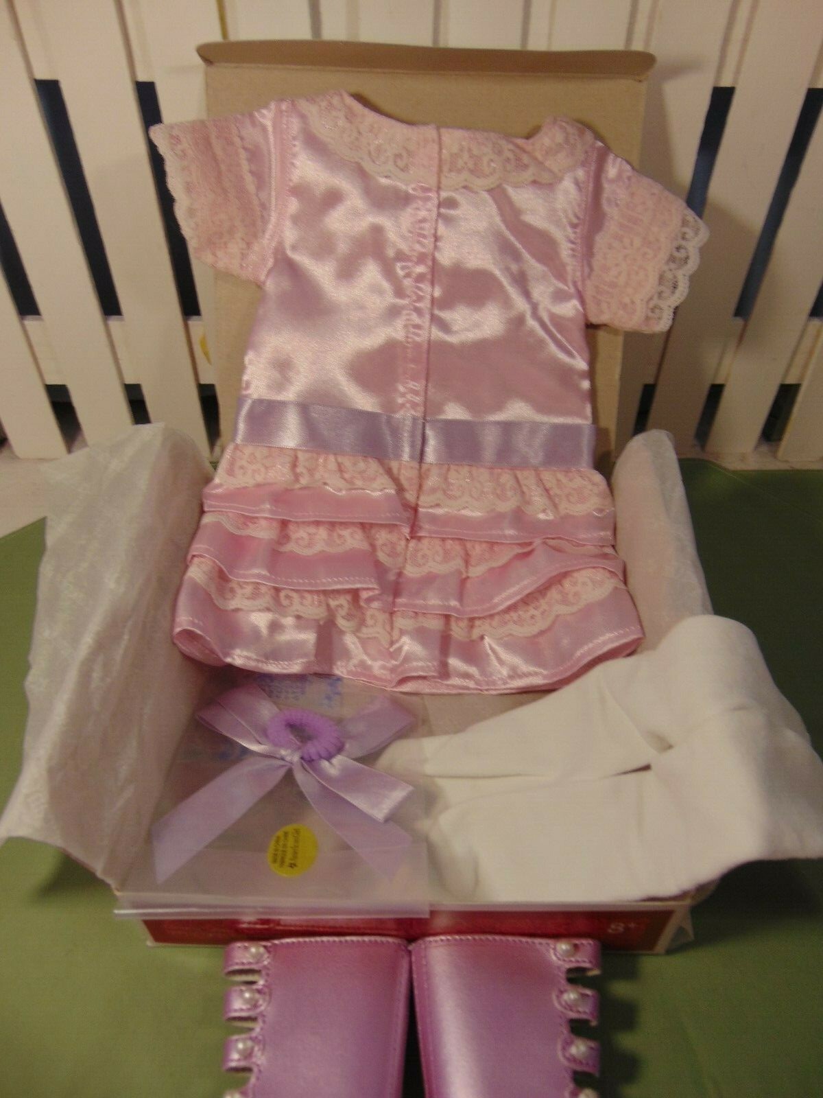 American Girl Retired Samantha Frilly Frock Outfit NIB gr8 Gift