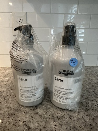 2 Pack: L'Oréal Professionnel Série Silver Shampoo New 500 mL 16.9 fl oz