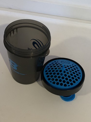 2 Body Building Black Shaker Bottle Cup LITE 20 oz BodyBuilding.com- NEW