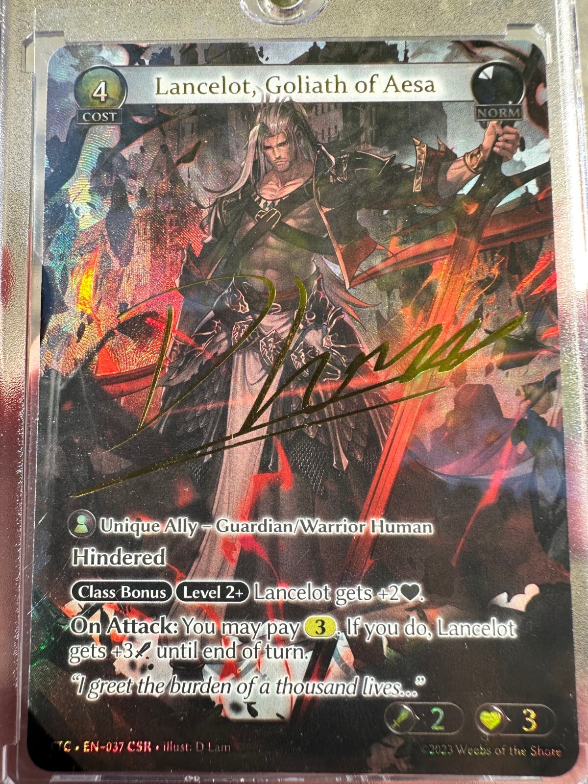 その他 Lancelot, Goliath of Aesa grand archive Grand ArchiveTCG『Lancelot, Goliath of Aesa』Frac