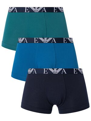 

Набор из трех мужских плавок Emporio Armani, разноцветный, Multicoloured, 111357-3R715-50436