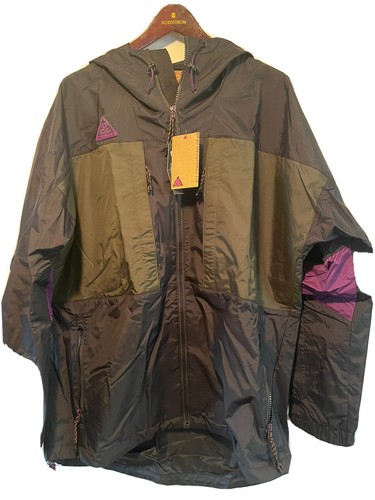 Nike Sz M Sportswear ACG Anorak Jacket AQ2294-634 Dri Fit