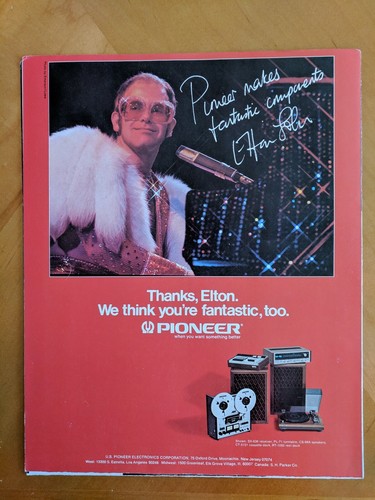 1975 ROCK SUPERSTARS Poster Magazine No.1 ELTON JOHN + 36