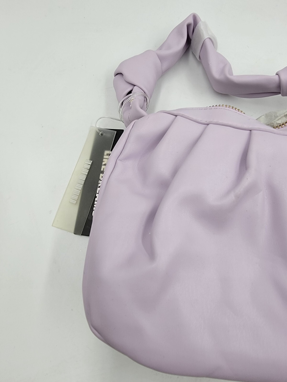 Like Dreams Top Handle Bag Women's Lilac Solid Inner Pockets Zip Closure - Picture 10 of 13