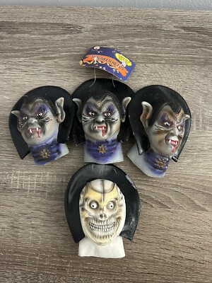 Vintage RUBIE'S UNIVERSAL STUDIOS MONSTERS SHRUNKEN HEADS
