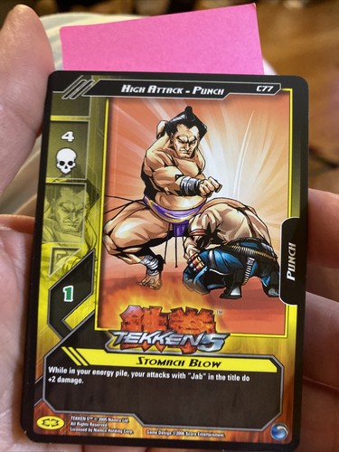 CIX スンフン トレカ mmt Epic Battles Tekken5 trading Card C77 Stomach Blow Punch High
