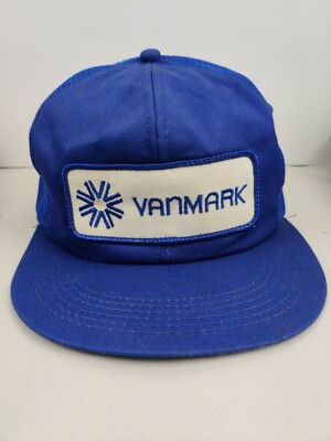 VTG K Products USA MADE Vanmark Patch Trucker Hat Snapback Cap Vintage New...