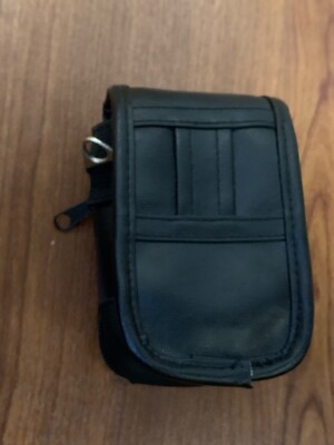 Digital Concepts Camera Leather Case with Strap - 5'' x 3'' x 2.5''