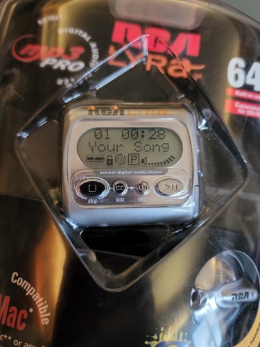RCA Lyra RD 1021 64MB Pocket Digital MP3 Player 2003 - New Sealed - store songs