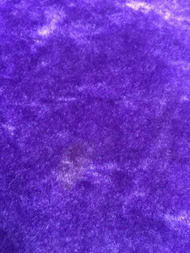 Velvet Bedspread Full-Size 1970S Mid Century Vtg Purple Crush