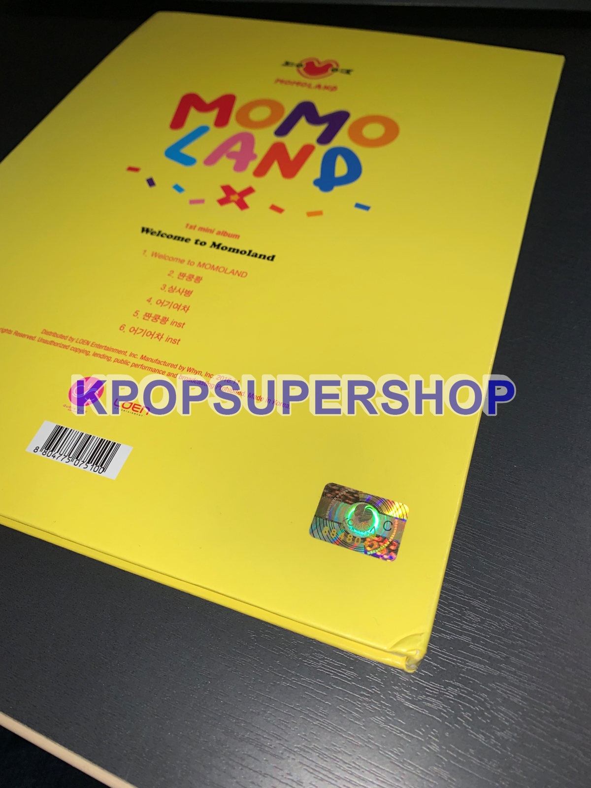 Momoland 1st Mini Album Welcome to Momoland CD Great Condition