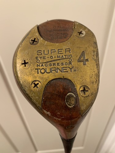 MacGregor Eye-O-Matic Tourney ドライバー 1番 MacGregor Eye-O-Matic Tourney Tommy Armour Persimmon 4 Wood