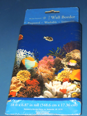 HOME TRENDS UNDER THE SEA WALLPAPER BORDER 18FT Nautical Reef Ocean