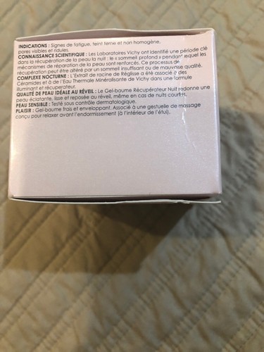 VICHY Idealia night Recovery gel-balm 50 ml 1.69 oz “FREE SHIPPING”