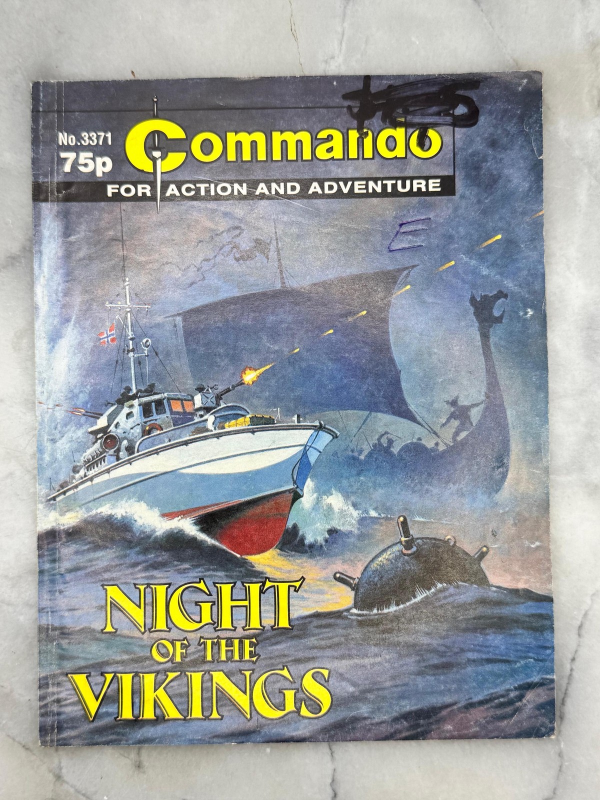 2000 Commando Comic No. 3371 - Night of the Vikings - Vintage Action Adventure