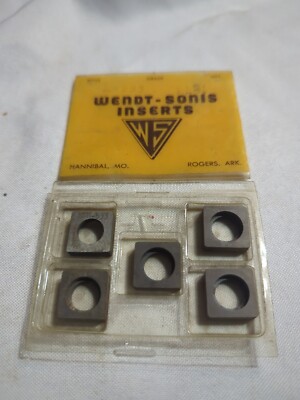Qty.5 Wendt Sonis SSN533 Carbide Shims Some Shelf Oxidation (B2) NOS