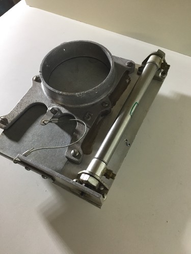 5” diameter (pneumatic) Industrial Grade Blast Gate.  Used