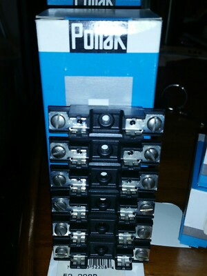 Pollak 52-208 6-Gang Fuse Block