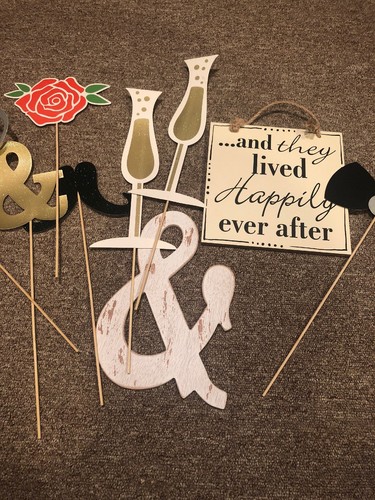 Wedding Supplies Photo Booth Props Sign
