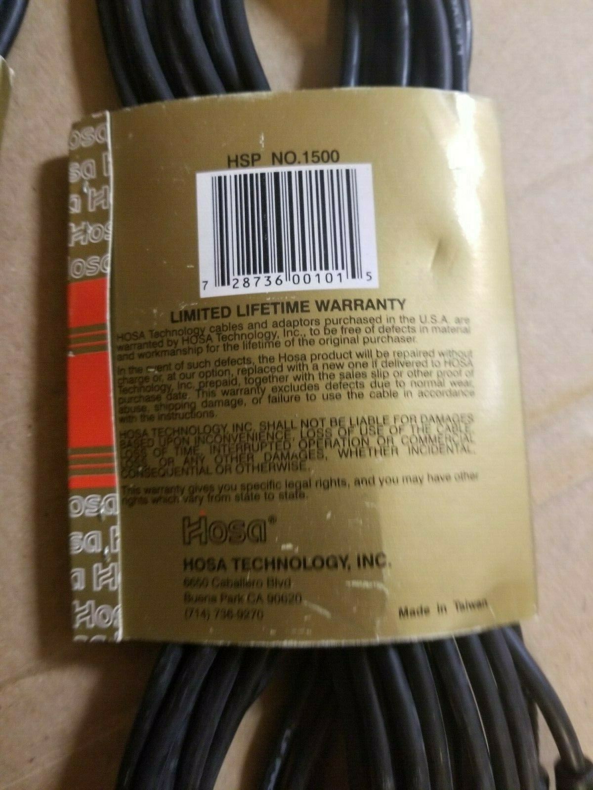 (2) Hosa Midi Cable SKU: HMID325....25 foot