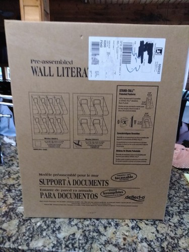 DEF56001 Deflect-o Wall Literature Rack-Envelope, Mailers& Shipping Supplies