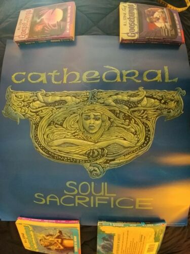 Cathedral Soul Sacrifice Original UK Promo Poster    23 X 23
