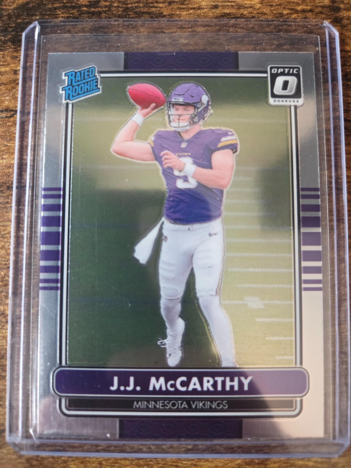 2024 Donruss Optic JJ McCarthy 2014 Retro Rated Rookie RC