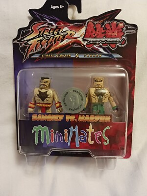 Street Fighter X Tekken Minimates TRU Toys R Us Series 1 Zangief vs Marduk  NEW