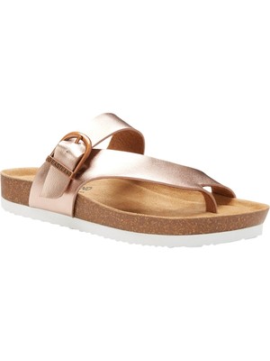 Женские кожаные сандалии без шнуровки EASTLAND Shauna на платформе с золотистым носком, размер 10 м