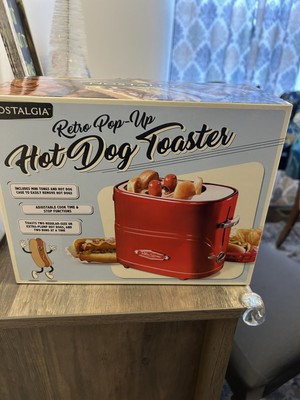 Nostalgia Retro Pop-Up Hot Dog Toaster - Red (HDT600RETRORED)