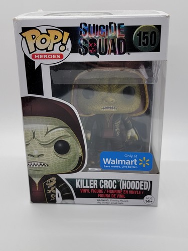 FunkoPop！150 KILER CROC hooded Funko Pop DC Suicide Squad #150 Killer Croc (Hooded) Walmart
