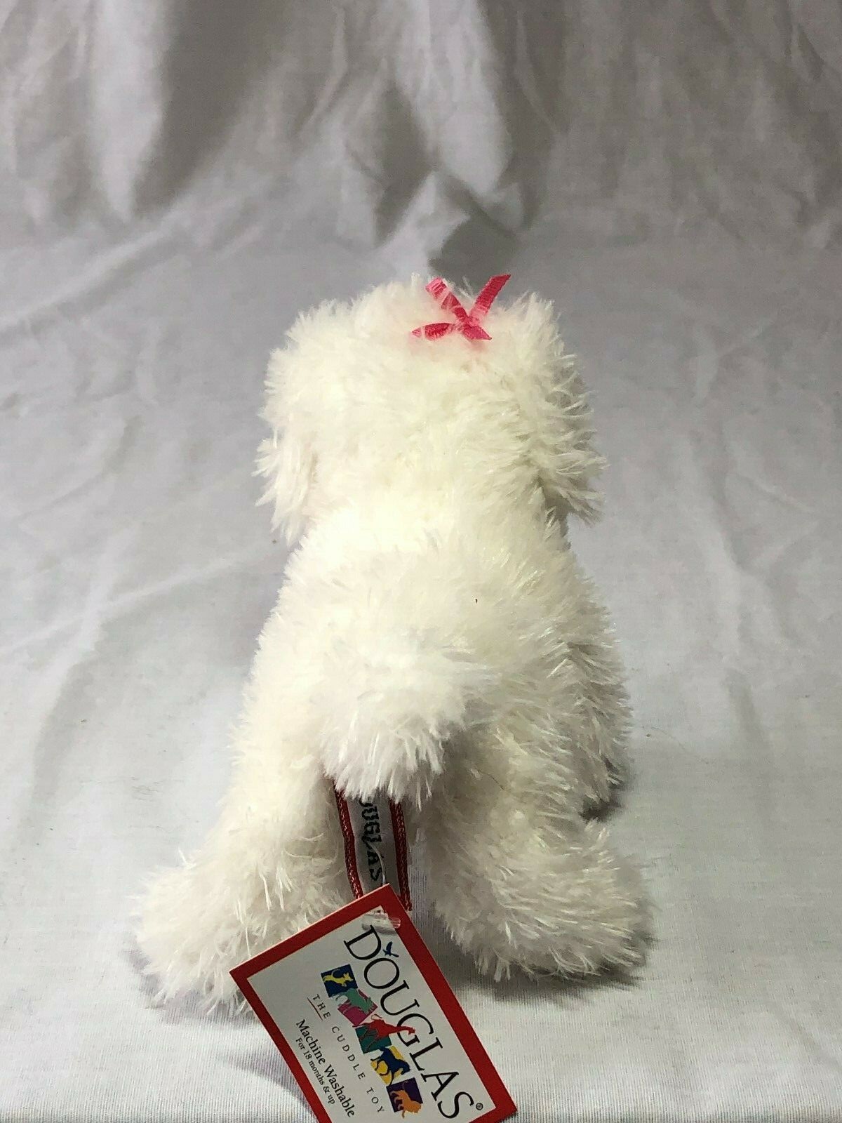 Babette Bichon Frise Dog Lil' Nugget by Douglas Cuddle Toys, about 6/12