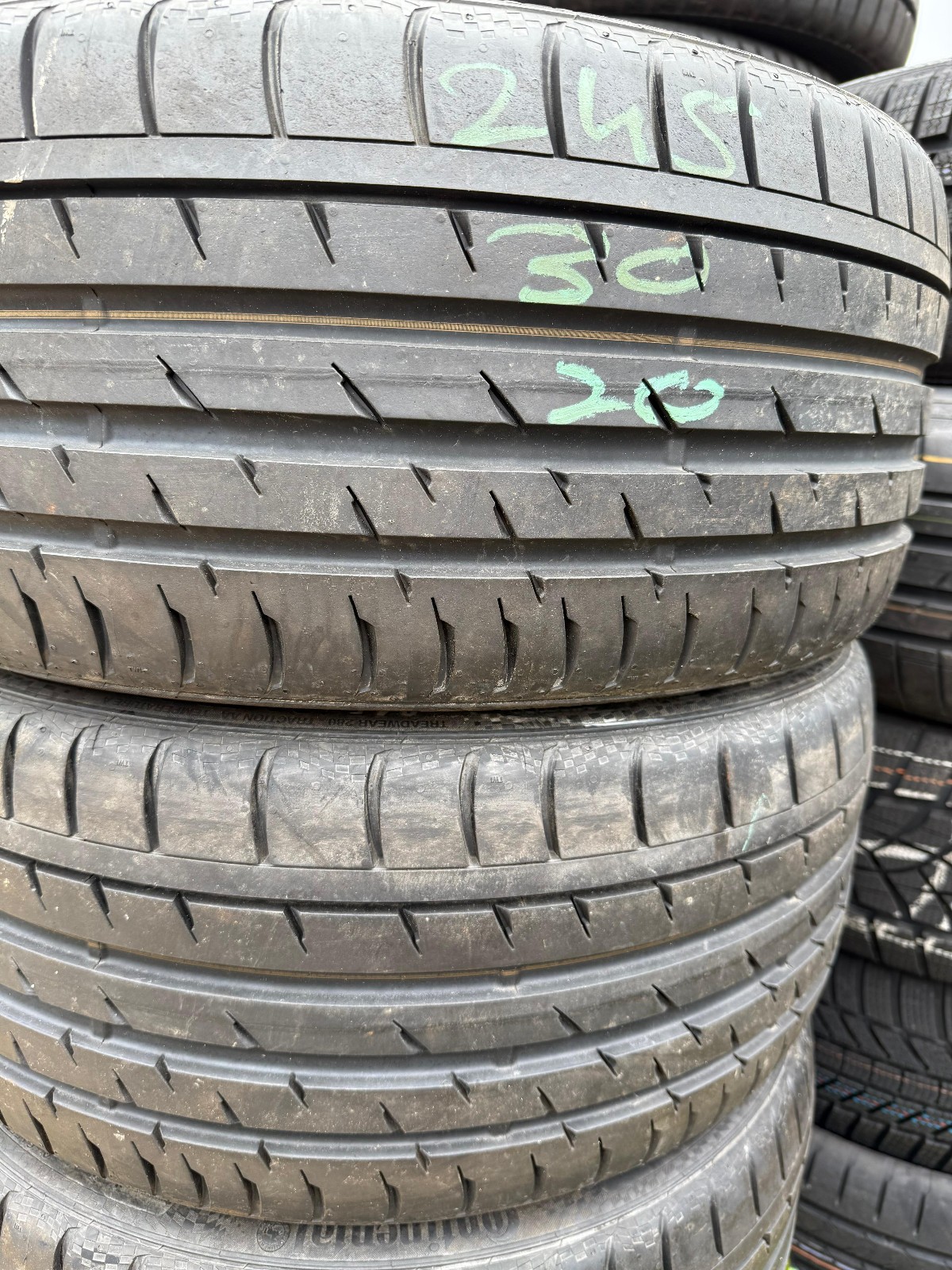 New 245 30 20 Continental, CSC 3, ZR, x1 Tyre (F1_tyres) FO YD128