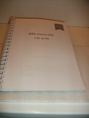  HTC Desire 816 Mobile Phone User Guide~PRINTED~ , Instruction Manual (A4)