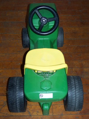 Vintage ERTL John Deere Ride On Mower Toddler Size