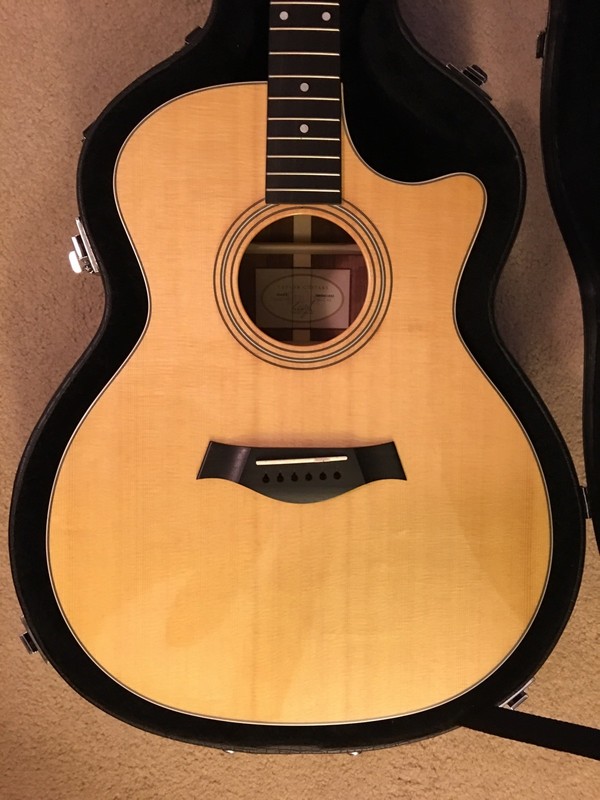 TAYLOR 414-CE ACOUSTIC ELECTRIC GUITAR! APRIL 2005! OVANGKOL/SPRUCE! W/HARDSHELL