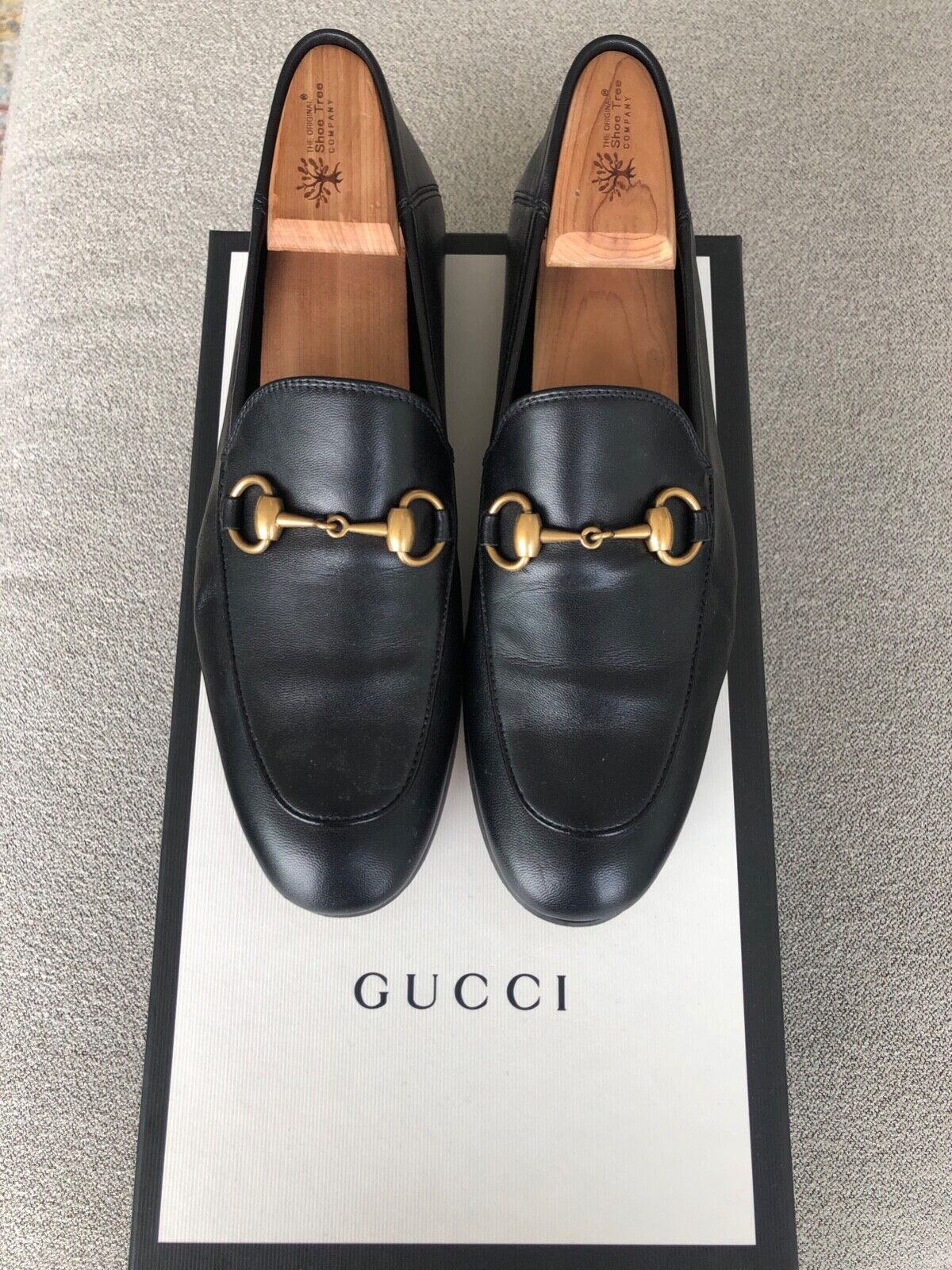 Gucci Brixton Horsebit Collapsible-Heel Leather Loafers Men Gucci Brixton Horsebit Collapsible-Heel Leather Loafers Men